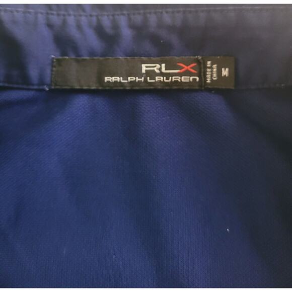 RLX Ralph Lauren Men’s Golf Polo – Size M – Navy Blue – Tranquilo Golf Club –EUC - Picture 11 of 16